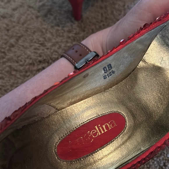 Vintage Ruby Sequent Heels - Picture 4 of 4